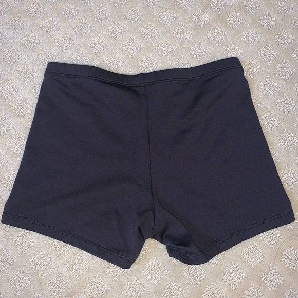 High Waisted Black Booty Shorts Size Small - Picture 2 of 3